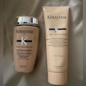 New Kerastase Curl Manifesto Shampoo/Conditioner Set